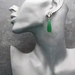 Авторские украшения - серьги с натуральными камнями