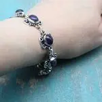 Браслет с аметистом