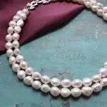 Колье с барочным жемчугом