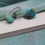 Серьги с бирюзой