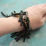 Браслет из экзотического коралла