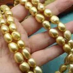 Золотой жемчуг барокко в украшениях