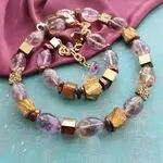 Украшения из аметрина