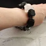 Черно-белый браслет