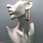 Стильные серьги с натуральными камнями
