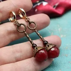Серьги из агата