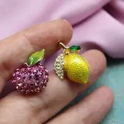 Сет из миниброшей фрукты