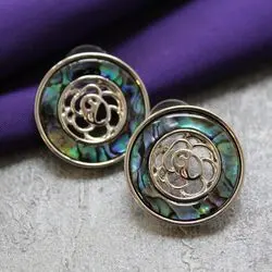 Серьги гвоздики из гелиотиса