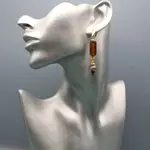 Авторские украшения - гранат