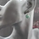 Серьги из амазонита