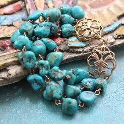 Браслет из аризонской бирюзы