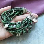 многослойный браслет из рубициозита