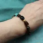 Необычные украшения - браслет с раухтопазом, дымчатым кварцем