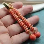 Серьги из кораллов