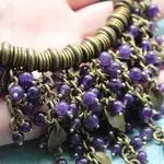 Авторские украшения из аметиста