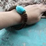 Браслеты ручной работы из крупной бирюзы