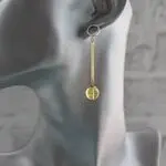 Авторские серьги с натуральными камнями