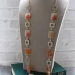 Колье с сердоликом