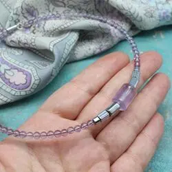 Ожерелье из аметиста с подвеской