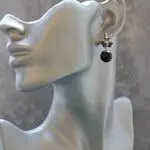 Модные серьги с натуральными камнями