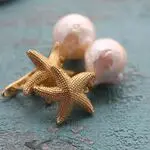 Серьги с барочными жемчужинами