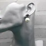 Серьги с барочным жемчугом