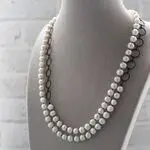 Многорядное колье ручной работы