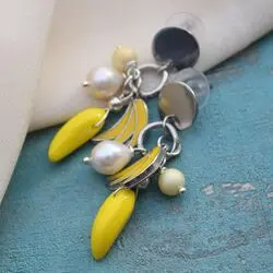 Серьги бананчики