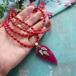 Авторские колье с натуральными камнями