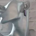Дизайнерские серьги с турмалином