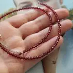 Натуральный гранат в украшениях - ожерелье