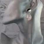 авторские серьги с перламутром