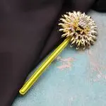 Брошь подвеска в виде цветка