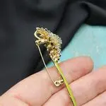 Брошь подвеска цветочная
