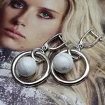 Серьги в геометрическом стиле