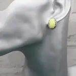 Янтарные серьги