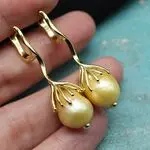 Жемчужные серьги 