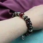 Браслеты с натуральным гранатом
