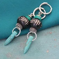 Серьги с бирюзой 