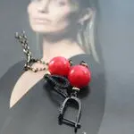 Серьги с кораллами