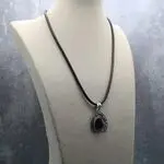 Подвеска из серебра и аметиста