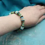 Браслет из натуральной бирюзы