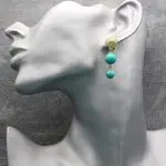 Бирюзовые серьги