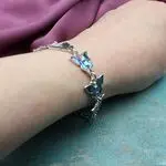 Браслет с бабочками