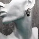 Крупные винтажные серьги