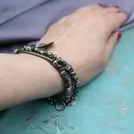 Жемчуг кейши в украшениях - многорядный браслет