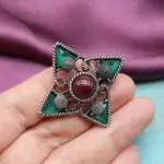 Брошь кельтский крест
