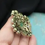 Брошь подвеска с жемчугом