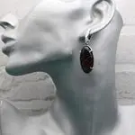 Агатовые серьги - серьги с крупными камнями