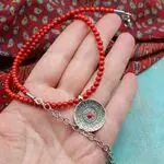 Колье с кораллами